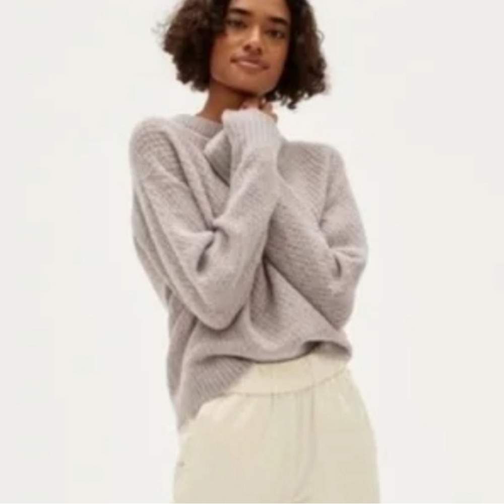 Everlane Lilac Alpaca Sweater